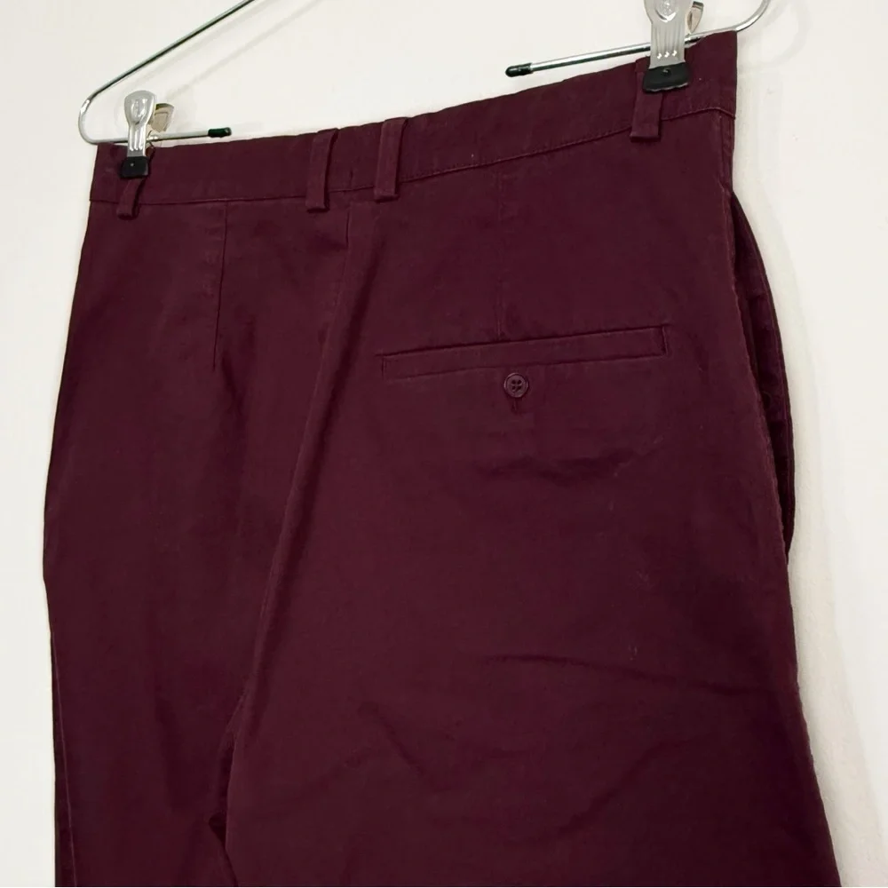 COS burgundy trouser
